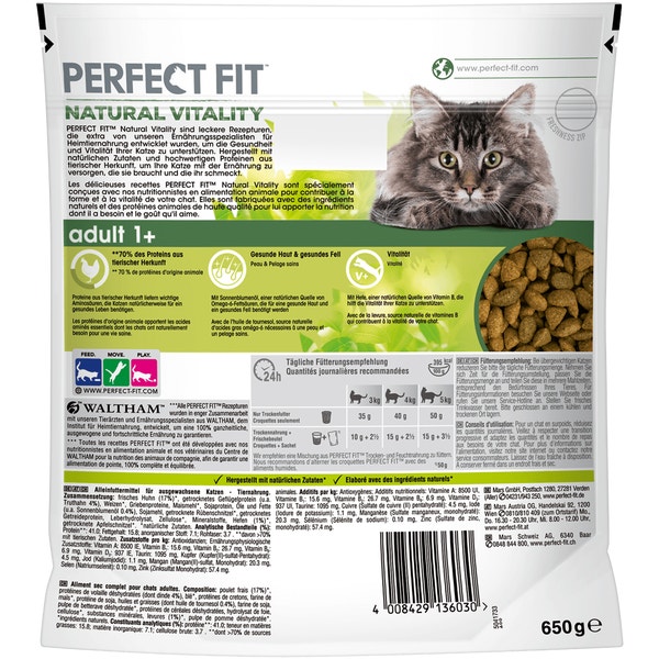 Natural Vitality Adult 1+ Huhn & Truthahn, Trockenfutter image 2