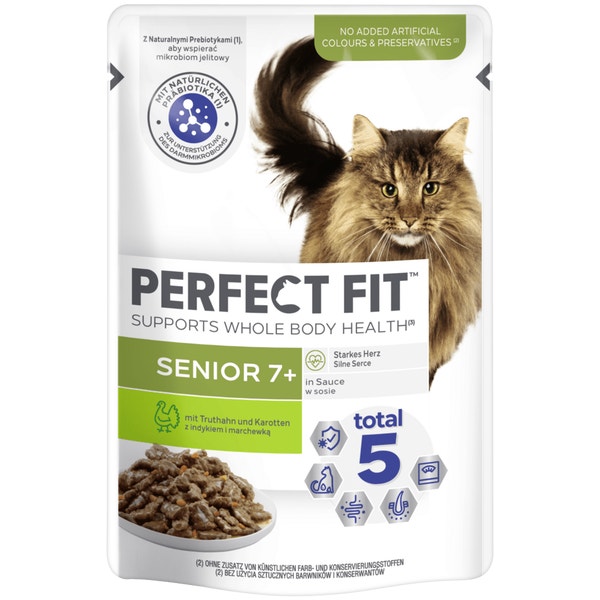 Senior 7+ Truthahn & Karotten in Sauce, Nassfutter image 1