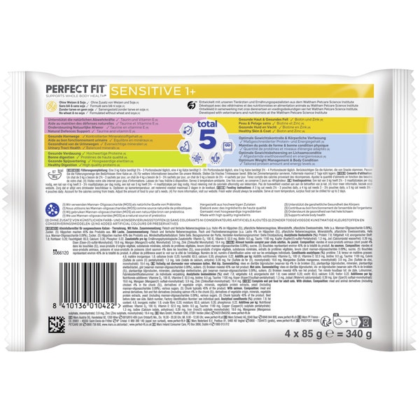 Sensitive Adult 1+ Huhn & Lachs in Sauce, Nassfutter, Multipack image 2